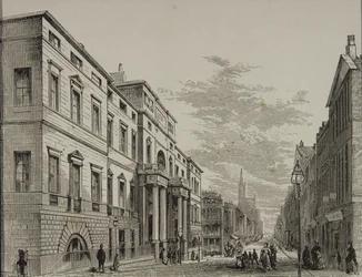 Universität Edinburgh um 1880, aus 